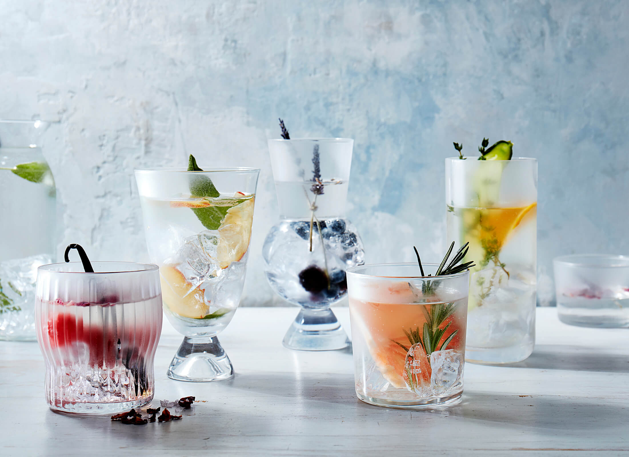  fruit | infused | water | cups | glass 