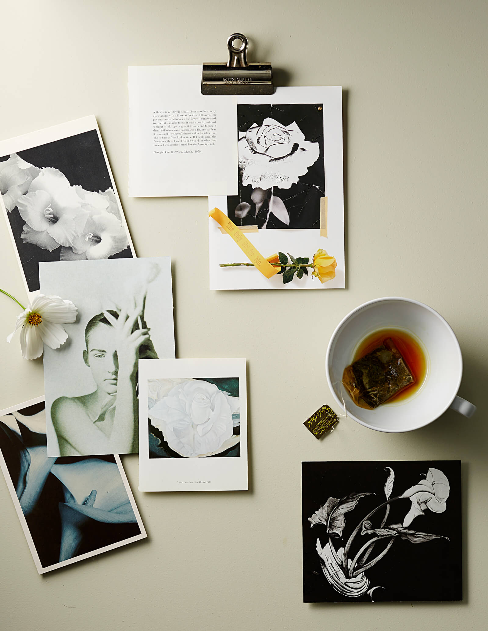 black | white | photos | tea